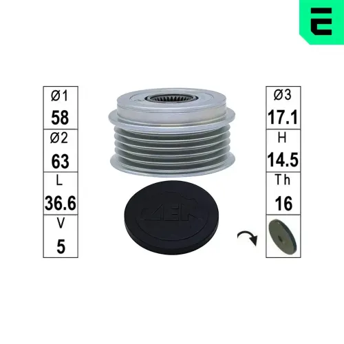 Generatorfreilauf ERA ZN5731 Bild Generatorfreilauf ERA ZN5731