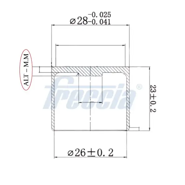 Ventilstößel Auslassseite Einlassseite FRECCIA PI 03-137