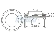 Kolben FRECCIA FP23-106800