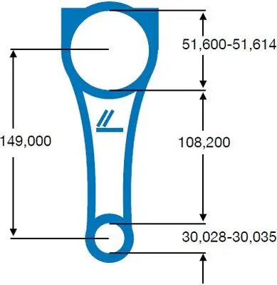 Pleuel IPSA CO001100 Bild Pleuel IPSA CO001100