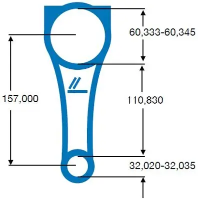 Pleuel IPSA CO001400 Bild Pleuel IPSA CO001400