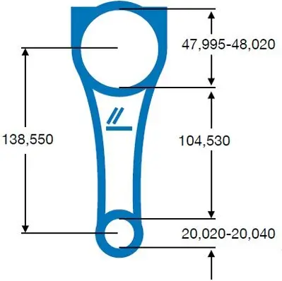 Pleuel IPSA CO004500 Bild Pleuel IPSA CO004500