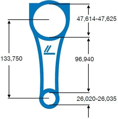 Pleuel IPSA CO002000 Bild Pleuel IPSA CO002000