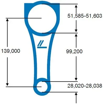 Pleuel IPSA CO002200 Bild Pleuel IPSA CO002200