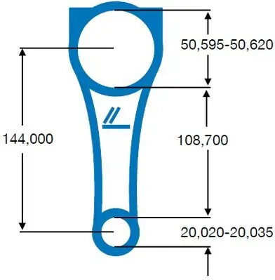 Pleuel IPSA CO002500 Bild Pleuel IPSA CO002500