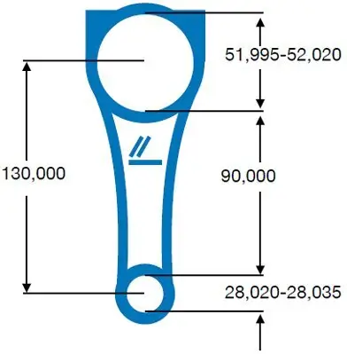 Pleuel IPSA CO002800 Bild Pleuel IPSA CO002800
