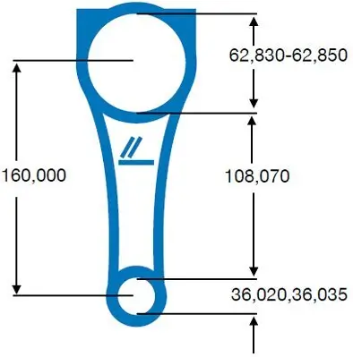 Pleuel IPSA CO005800 Bild Pleuel IPSA CO005800