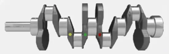 Kurbelwelle IPSA CK003100 Bild Kurbelwelle IPSA CK003100
