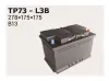 Starterbatterie 12 V 73 Ah IPSA TP73 Bild Starterbatterie 12 V 73 Ah IPSA TP73