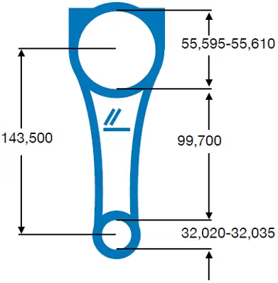 Pleuel IPSA CO002300 Bild Pleuel IPSA CO002300