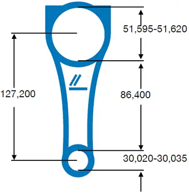 Pleuel IPSA CO006900 Bild Pleuel IPSA CO006900
