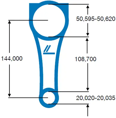 Pleuel IPSA CO002500 Bild Pleuel IPSA CO002500