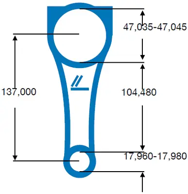 Pleuel IPSA CO002900 Bild Pleuel IPSA CO002900