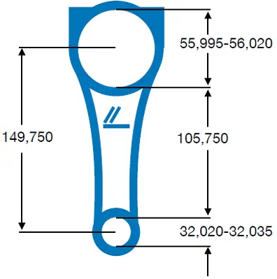 Pleuel IPSA CO003000 Bild Pleuel IPSA CO003000