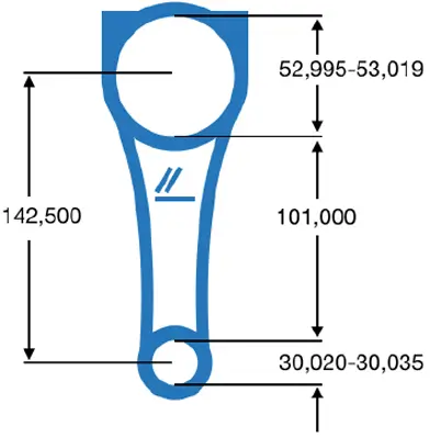 Pleuel IPSA CO007600 Bild Pleuel IPSA CO007600