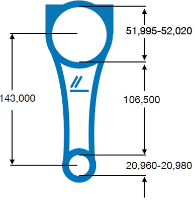 Pleuel IPSA CO003700 Bild Pleuel IPSA CO003700