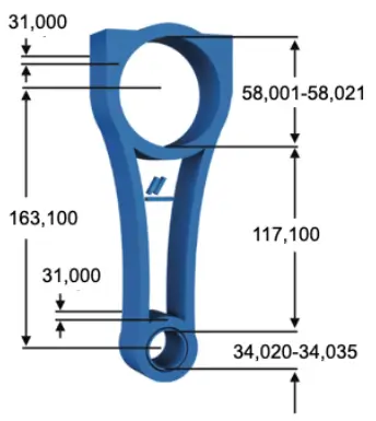 Pleuel IPSA CO008800 Bild Pleuel IPSA CO008800