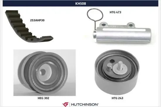 Zahnriemensatz HUTCHINSON KH 508 Bild Zahnriemensatz HUTCHINSON KH 508