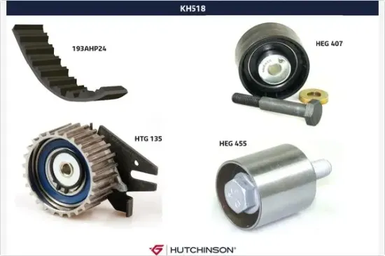 Zahnriemensatz HUTCHINSON KH 518 Bild Zahnriemensatz HUTCHINSON KH 518
