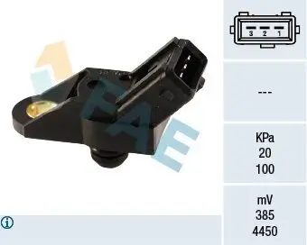 Sensor, Saugrohrdruck FAE 15012 Bild Sensor, Saugrohrdruck FAE 15012