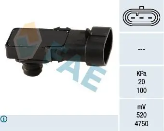 Sensor, Saugrohrdruck FAE 15016 Bild Sensor, Saugrohrdruck FAE 15016