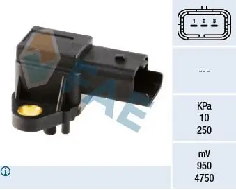 Sensor, Saugrohrdruck FAE 15017