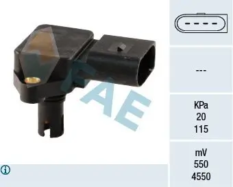 Sensor, Saugrohrdruck FAE 15038