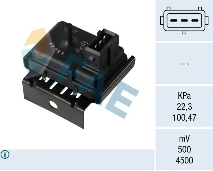 Sensor, Saugrohrdruck FAE 15047