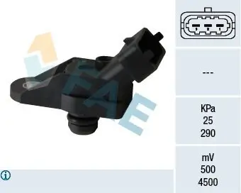 Sensor, Saugrohrdruck FAE 15053 Bild Sensor, Saugrohrdruck FAE 15053