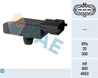 Sensor, Ladedruck FAE 15068