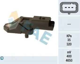 Sensor, Saugrohrdruck FAE 15107