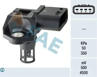 Sensor, Saugrohrdruck FAE 15109