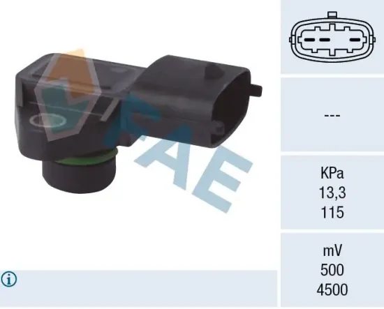 Sensor, Saugrohrdruck FAE 15125 Bild Sensor, Saugrohrdruck FAE 15125