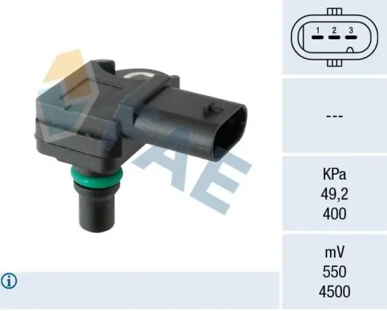 Sensor, Saugrohrdruck FAE 15136 Bild Sensor, Saugrohrdruck FAE 15136