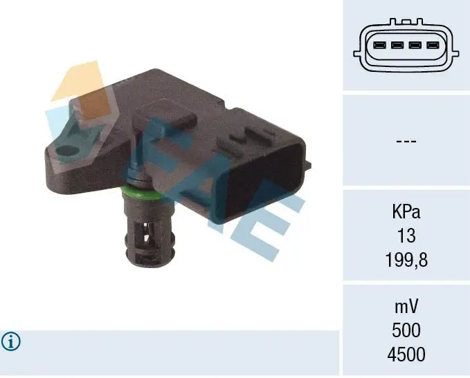 Sensor, Saugrohrdruck FAE 15144