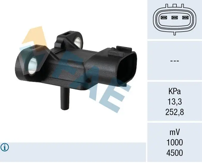 Sensor, Saugrohrdruck FAE 15160