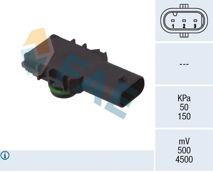 Sensor, Saugrohrdruck FAE 15196