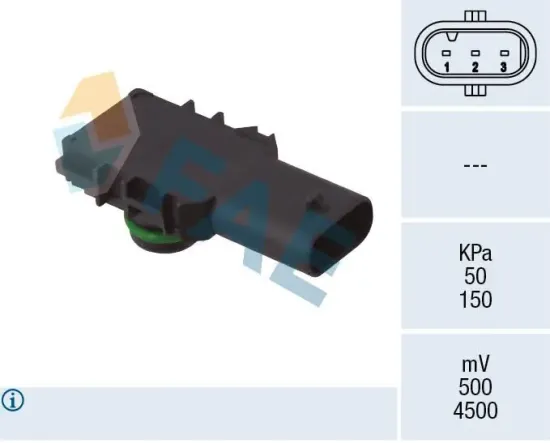 Sensor, Saugrohrdruck FAE 15196 Bild Sensor, Saugrohrdruck FAE 15196