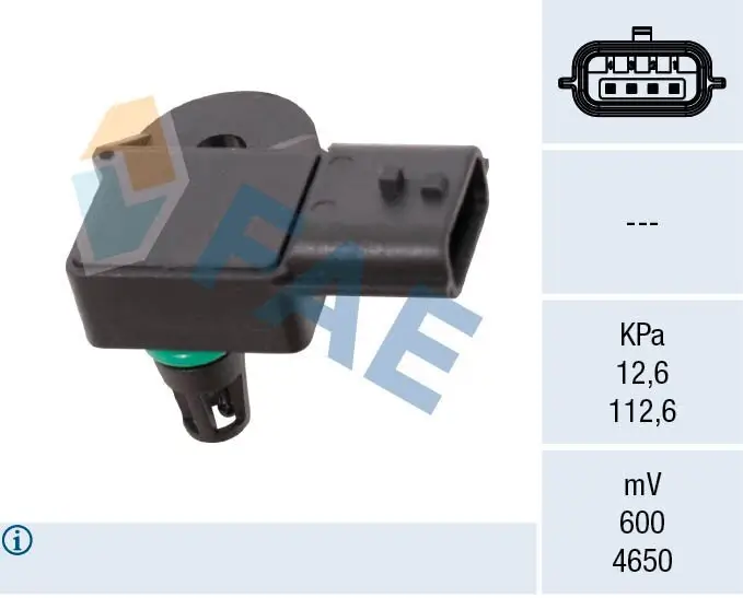 Sensor, Saugrohrdruck FAE 15203