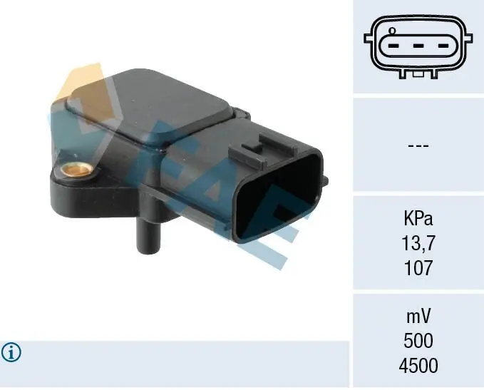 Sensor, Saugrohrdruck FAE 15272