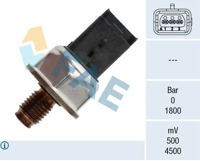 Sensor, Kraftstoffdruck FAE 15601