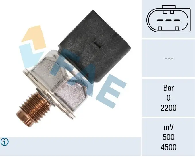 Sensor, Kraftstoffdruck FAE 15605