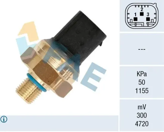 Sensor, Kraftstoffdruck FAE 15614 Bild Sensor, Kraftstoffdruck FAE 15614