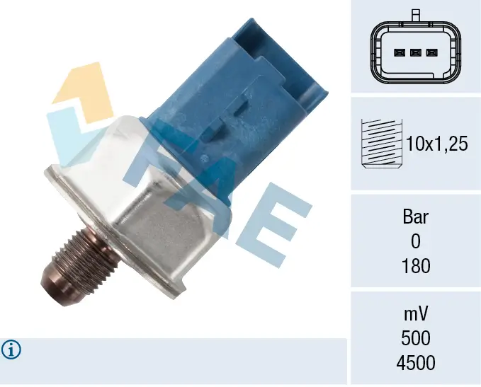 Sensor, Kraftstoffdruck FAE 15636