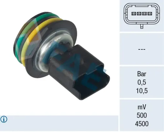 Sensor, Kraftstoffdruck FAE 15638 Bild Sensor, Kraftstoffdruck FAE 15638