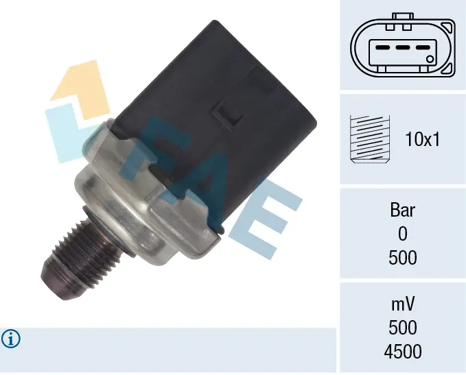 Sensor, Kraftstoffdruck FAE 15640