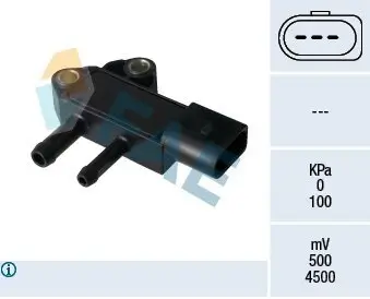 Sensor, Abgasdruck FAE 16120 Bild Sensor, Abgasdruck FAE 16120