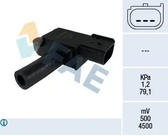 Sensor, Abgasdruck FAE 16140