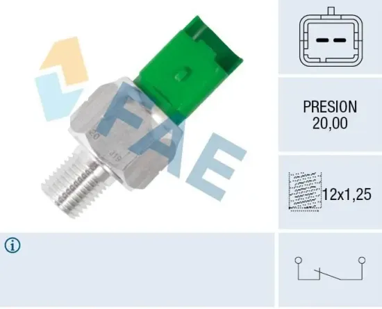 Sensor, Öldruck FAE 18502 Bild Sensor, Öldruck FAE 18502