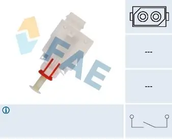 Schalter, Kupplungsbetätigung (GRA) FAE 24465 Bild Schalter, Kupplungsbetätigung (GRA) FAE 24465